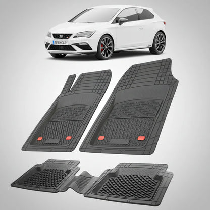 Covorase Seat Leon Hatchback 3 Usi Facelift Compatibile 2017-2020 | Black