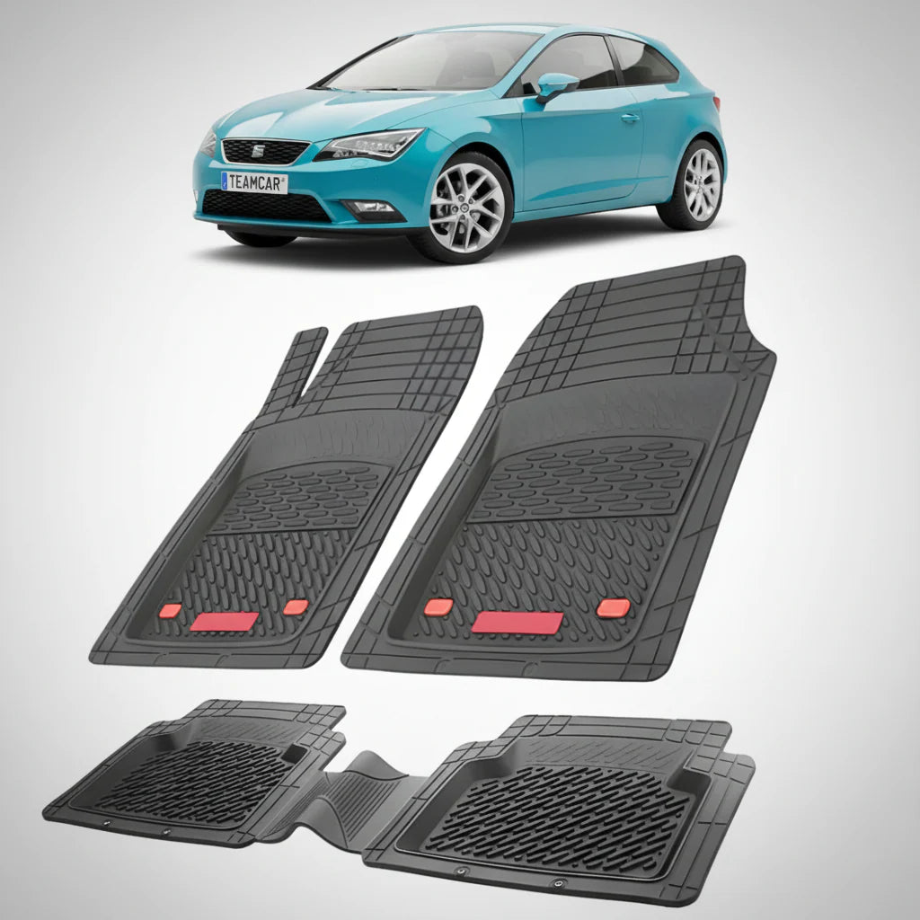 Covorase Seat Leon Hatchback 3 Usi Compatibile 2013-2017 | Black
