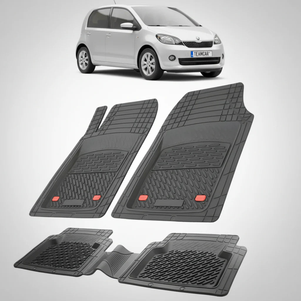 Covorase Skoda Citigo I Compatibile Hatchback 2011-2017 | Black