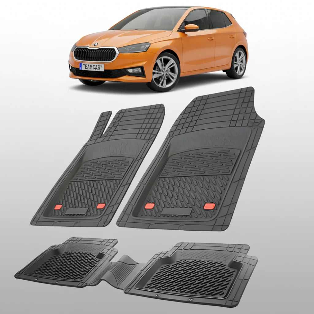 Covorașe Skoda Fabia IV Hatchback 2021-2025 | Black Edition – TeamCar®