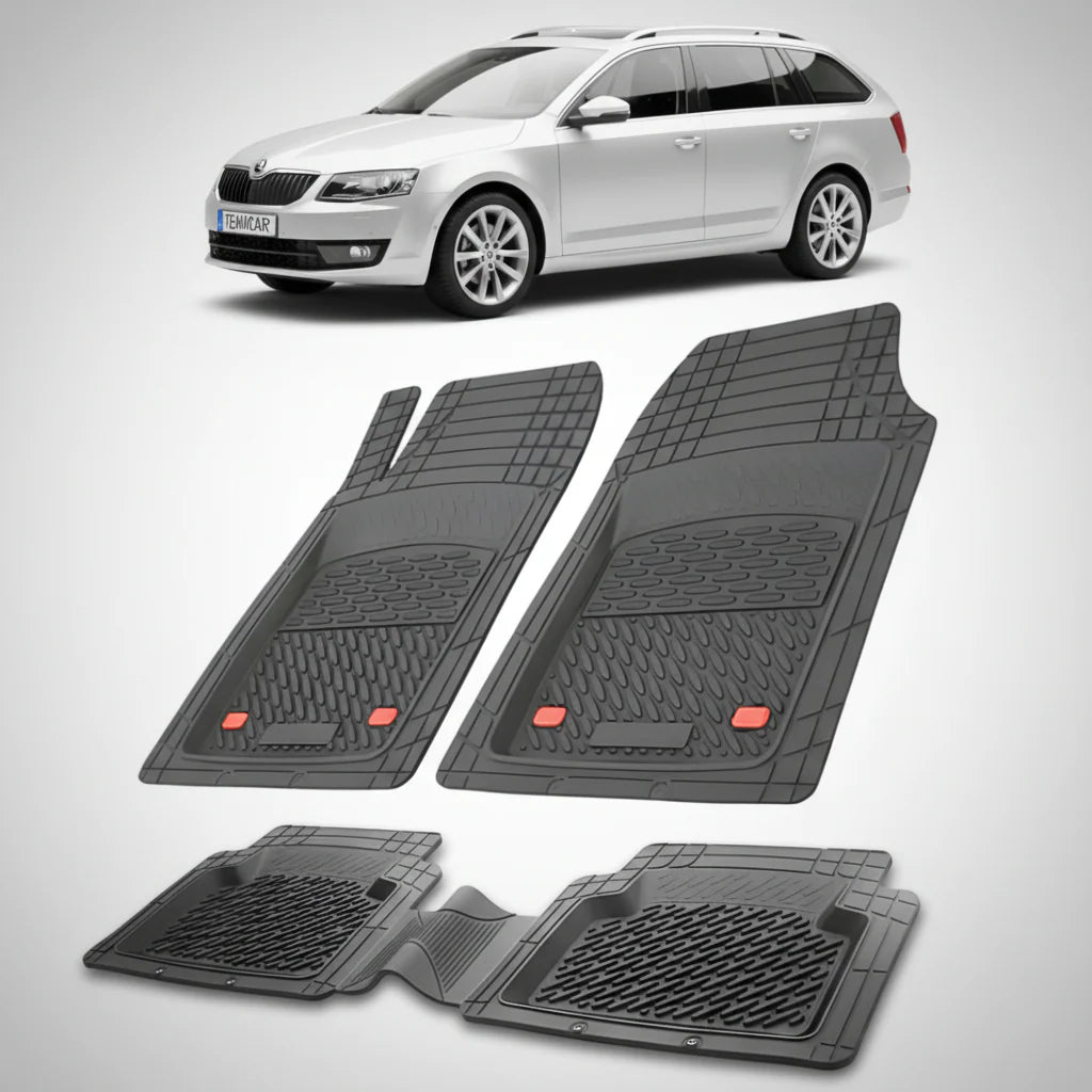 Covorașe Skoda Octavia III Combi 2013-2016 | Black Edition – TeamCar®