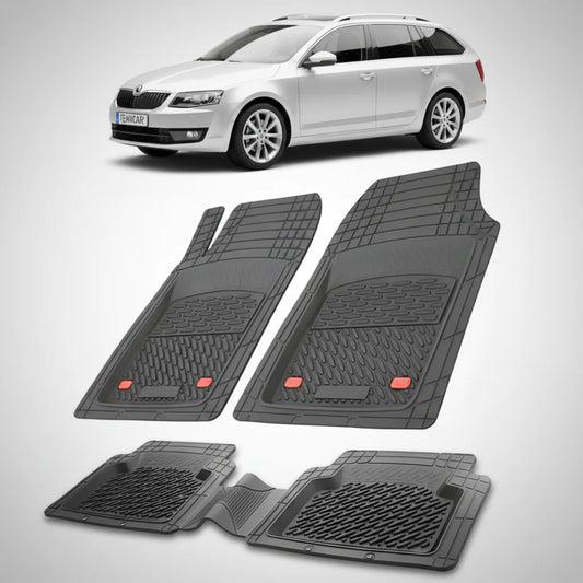 Covorașe Skoda Octavia III Combi 2013-2016 | Black Edition – TeamCar®