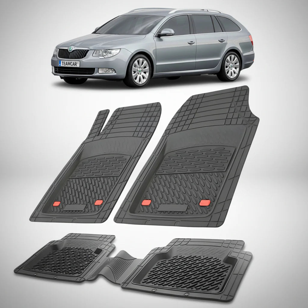 Covorașe Skoda Superb II Combi 2009-2013 | Black Edition – TeamCar®