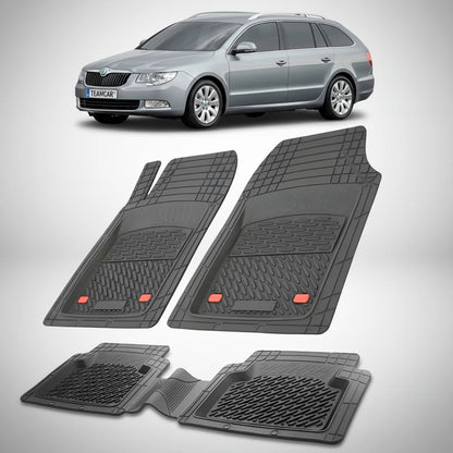 Covorașe Skoda Superb II Combi 2009-2013 | Black Edition – TeamCar®