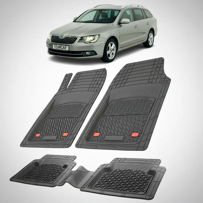Covorașe Skoda Superb II Combi 2013-2015 | Black Edition – TeamCar®