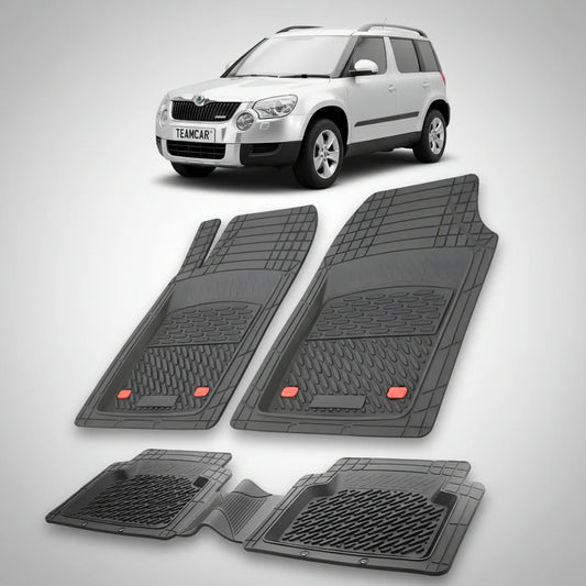 Covorașe Skoda Yeti I 2009-2013 | Black Edition – TeamCar®