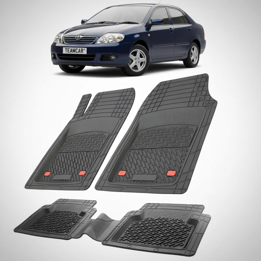 Covorase Toyota Corolla E120 Compatibile Sedan 2004-2007 | Black