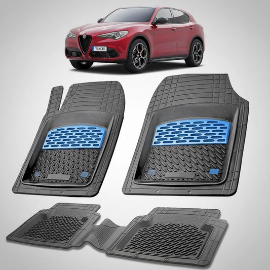 Covorase Alfa Romeo Stelvio SUV Facelift Compatibile 2020-2026 | Blue