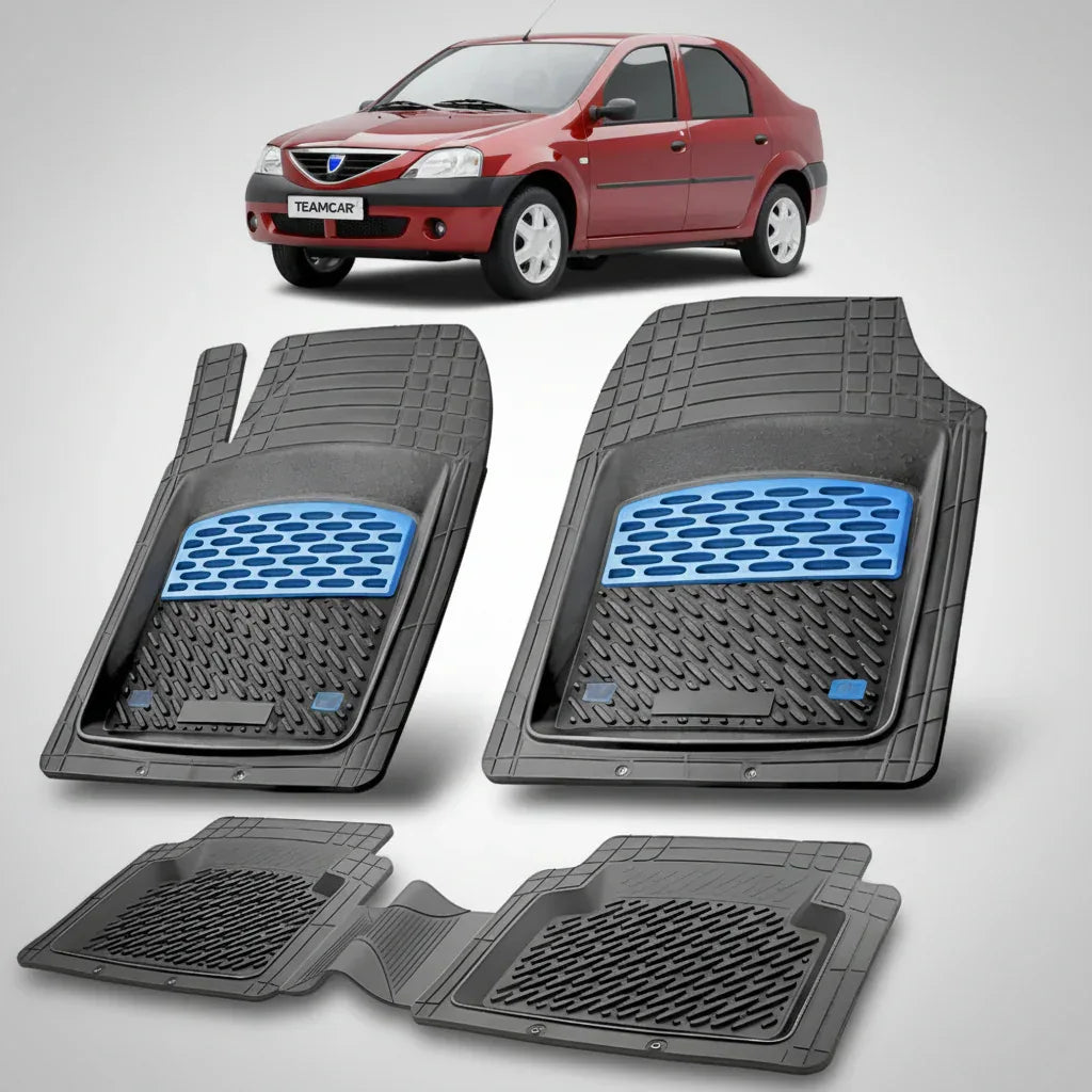 Covorașe Dacia Logan I 2004-2012 | Blue Edition – TeamCar®