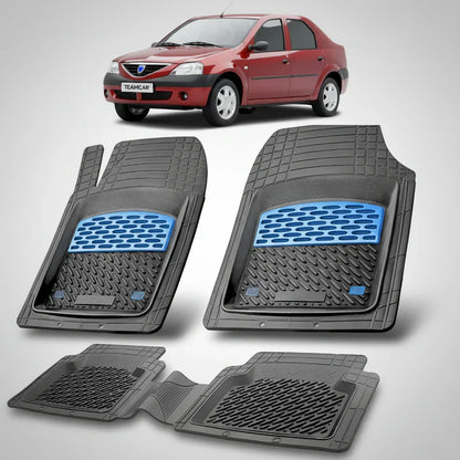 Covorașe Dacia Logan I 2004-2012 | Blue Edition – TeamCar®