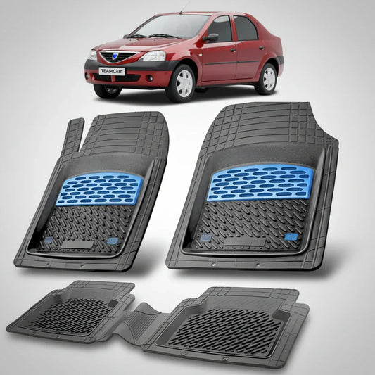 Covorașe Dacia Logan I 2004-2012 | Blue Edition – TeamCar®