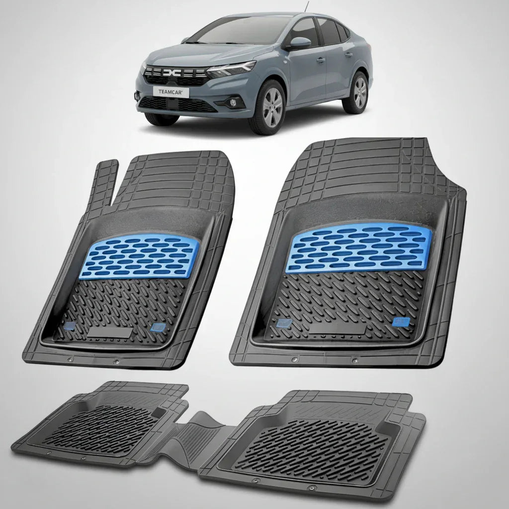 Covorașe Dacia Logan III Sedan 2020-prezent Compatibile | Blue Edition – TeamCar®