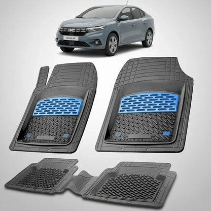 Covorașe Dacia Logan III Sedan 2020-prezent Compatibile | Blue Edition – TeamCar®