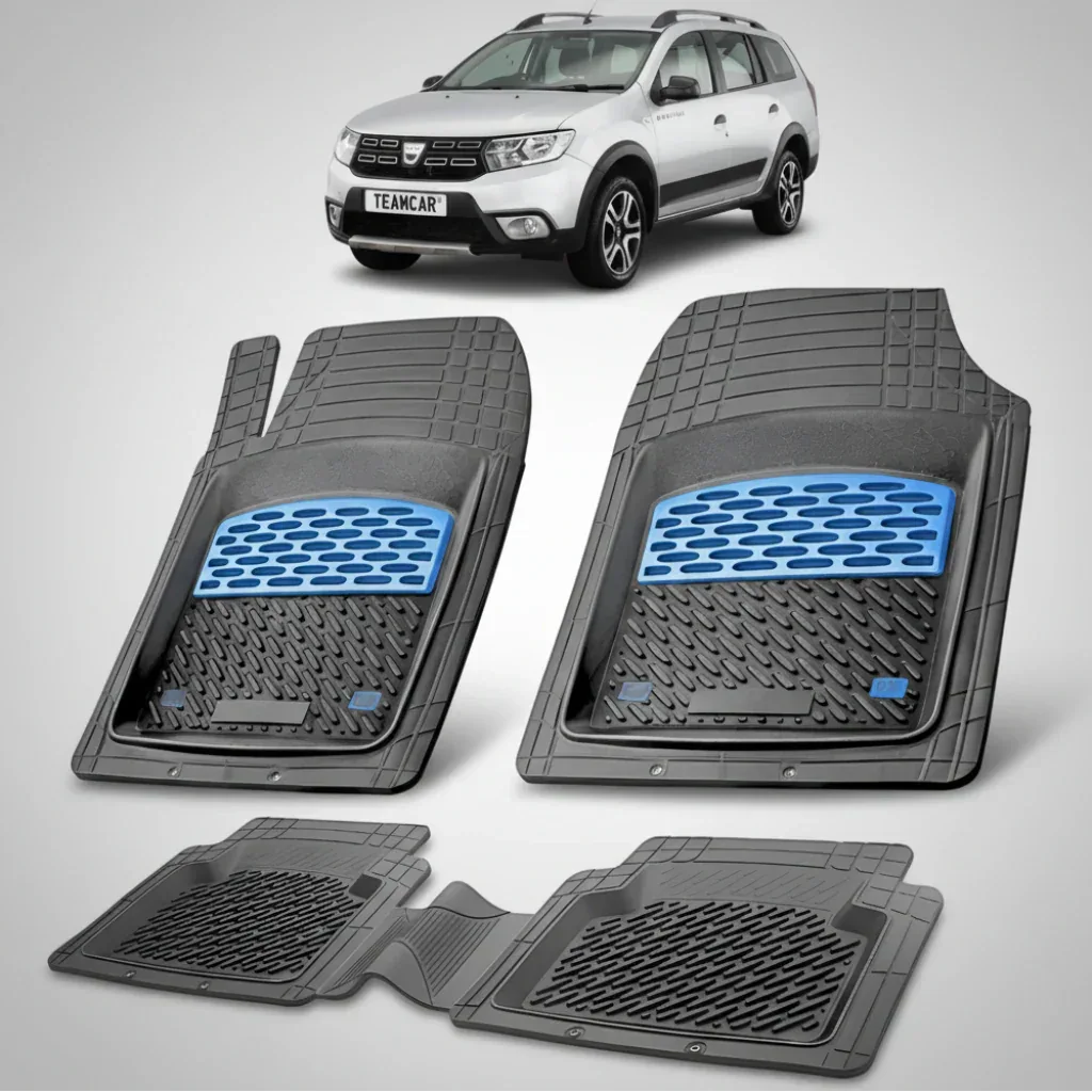 Covorașe Dacia Logan MCV Stepway 2017-2020 Compatibile | Blue Edition – TeamCar®