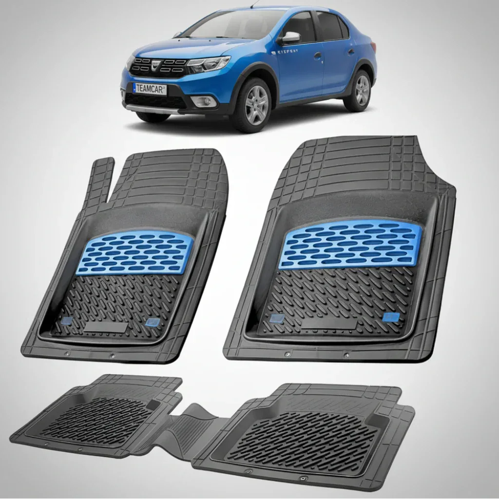 Covorașe Dacia Logan Stepway Sedan 2019-2020 Compatibile | Blue Edition – TeamCar®