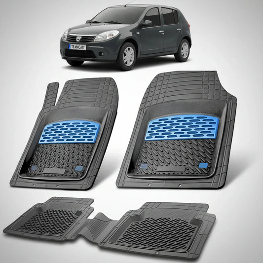 Covorașe Dacia Sandero I Hatchback 2008-2012 Compatibile | Blue Edition – TeamCar®