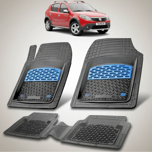Covorașe Dacia Sandero Stepway I 2009-2012 Compatibile | Blue Edition – TeamCar®