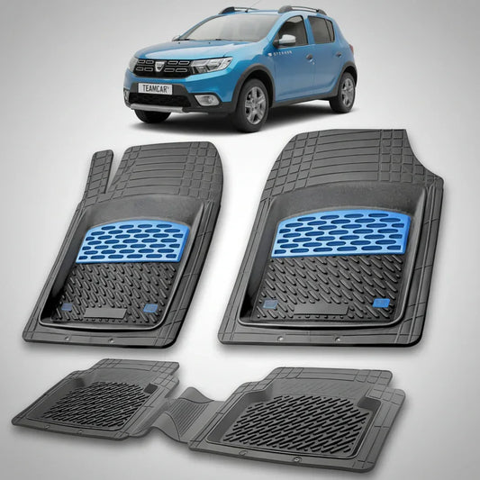Covorașe Dacia Sandero Stepway II 2012-2020 Compatibile | Blue Edition – TeamCar®