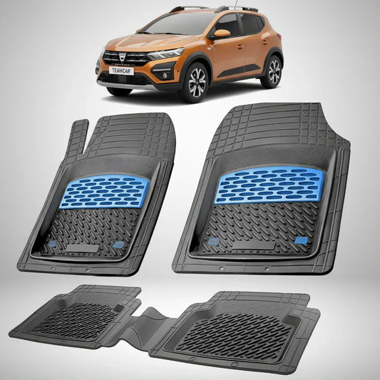 Covorașe Dacia Sandero Stepway III 2021-2024 Compatibile | Blue Edition – TeamCar®