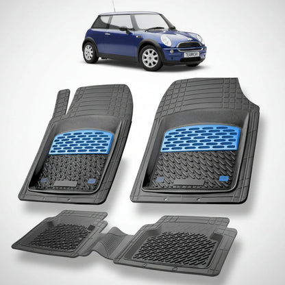 Covorașe MINI Hatch R50 R53 2001-2006 | Blue Edition – TeamCar®