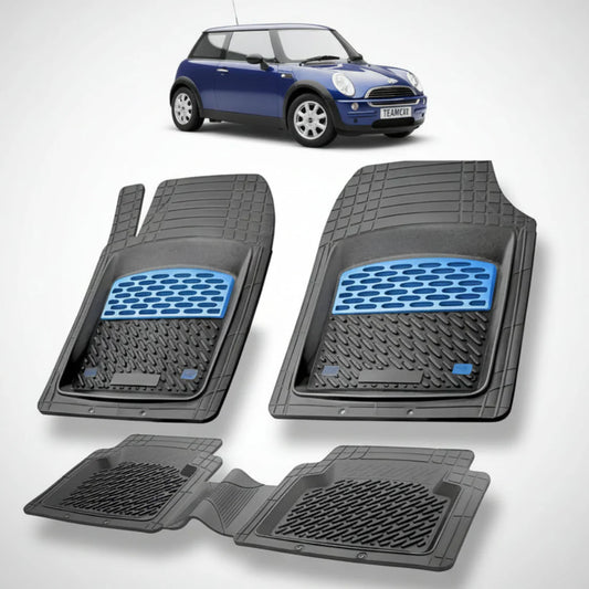 Covorașe MINI Hatch R50 R53 2001-2006 | Blue Edition – TeamCar®
