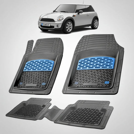 Covorașe MINI Hatch R56 2006-2013 | Blue Edition – TeamCar®