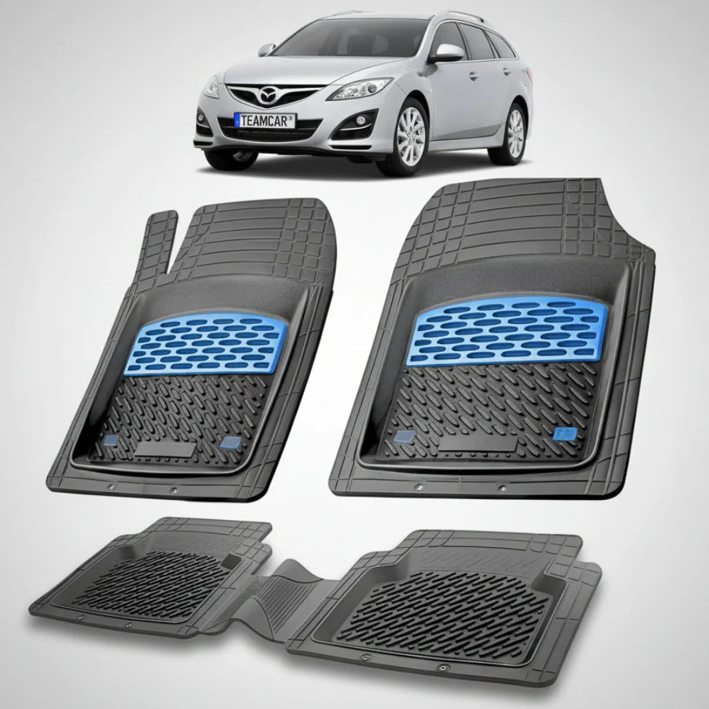 Covorașe Mazda 6 GH Facelift Combi 2010-2012 | Blue Edition – TeamCar®