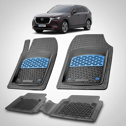 Covorașe Mazda CX-80 KH 2024-2026 | Blue Edition – TeamCar®