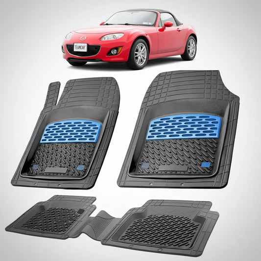Covorașe Mazda MX-5 NC Facelift Soft Top 2009-2015 | Blue Edition – TeamCar®