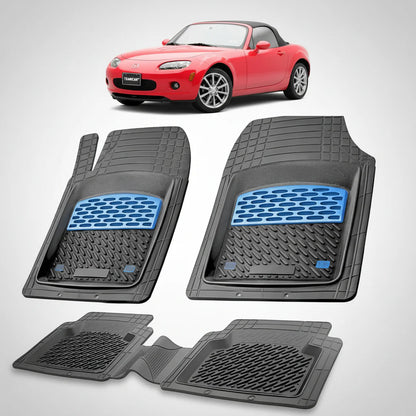Covorașe Mazda MX-5 NC Soft Top 2005-2008 | Blue Edition – TeamCar®