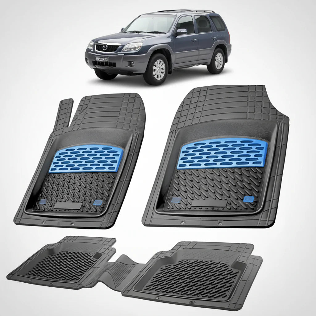 Covorașe Mazda Tribute EP Facelift 2004-2008 | Blue Edition – TeamCar®
