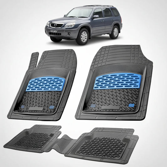 Covorașe Mazda Tribute EP Facelift 2004-2008 | Blue Edition – TeamCar®
