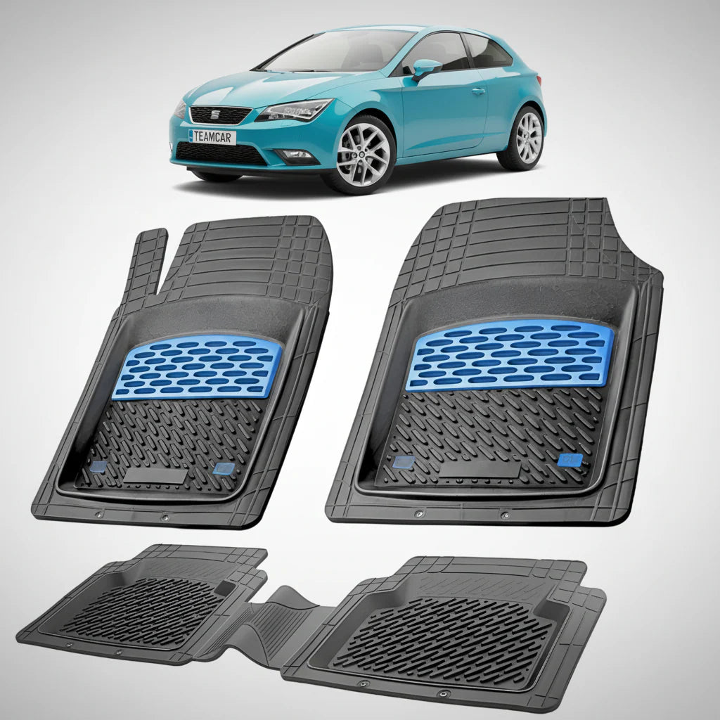 Covorase Seat Leon Hatchback 3 Usi Compatibile 2013-2017 | Blue