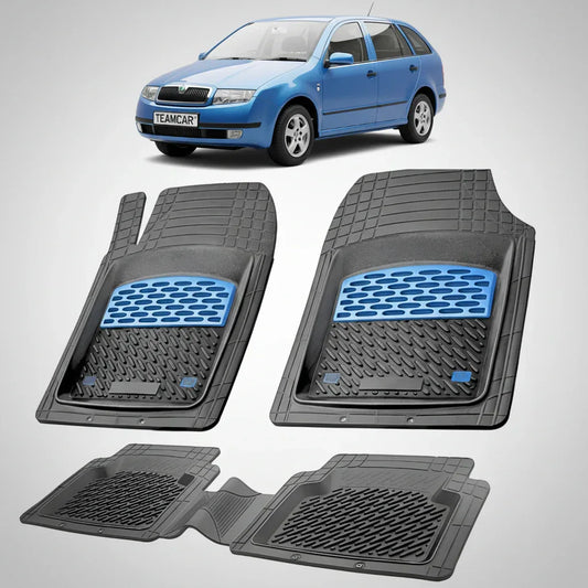 Covorașe Skoda Fabia I Combi 1999-2007 | Blue Edition – TeamCar®