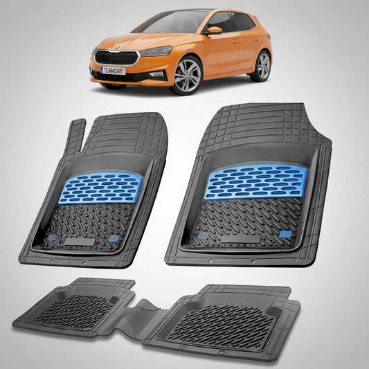 Covorașe Skoda Fabia IV Hatchback 2021-2025 | Blue Edition – TeamCar®