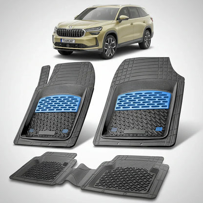 Covorașe Skoda Kodiaq II 2023+ | Blue Edition – TeamCar®