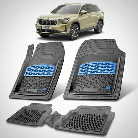 Covorașe Skoda Kodiaq II 2023+ | Blue Edition – TeamCar®