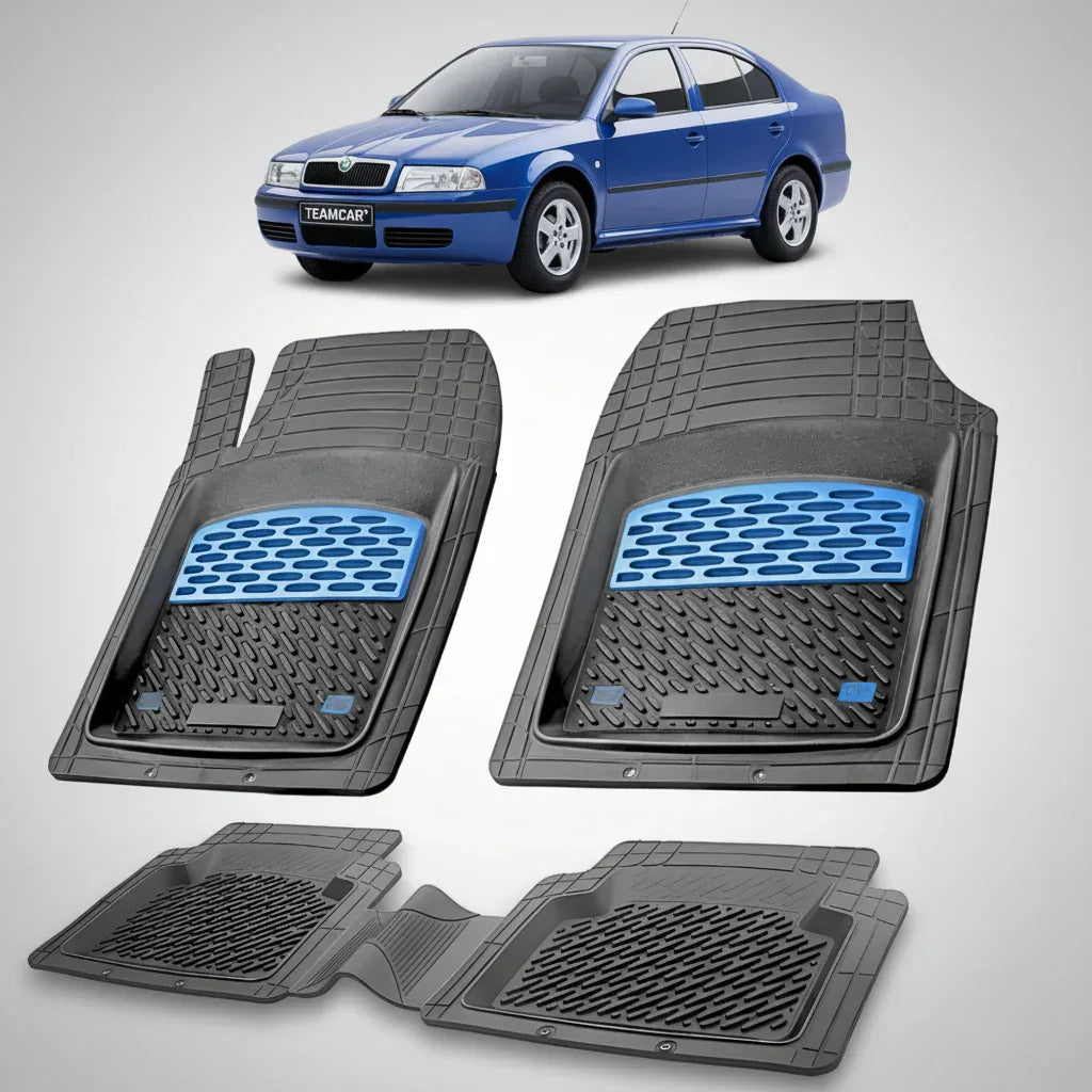 Covorașe Skoda Octavia I Sedan 1996-2010 | Blue Edition – TeamCar®