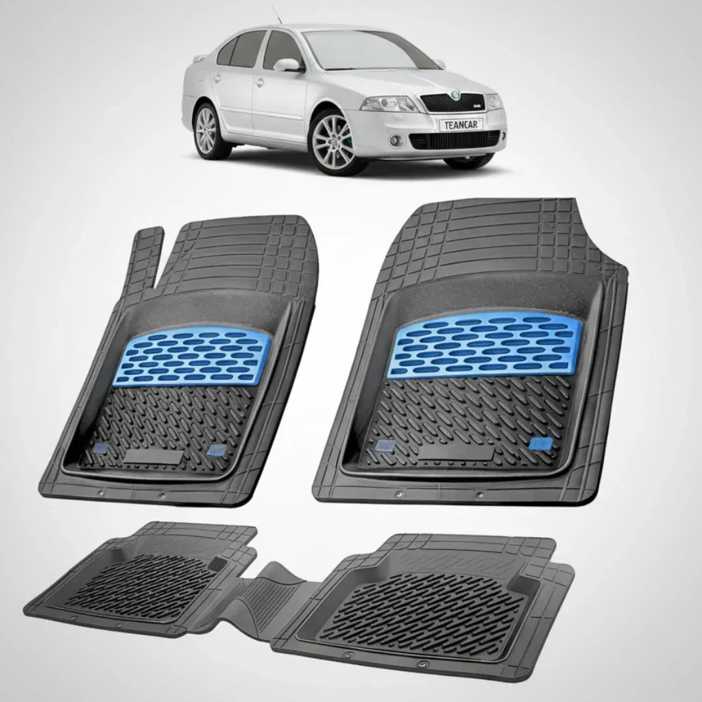 Covorașe Skoda Octavia II Sedan 2004-2013 | Blue Edition – TeamCar®