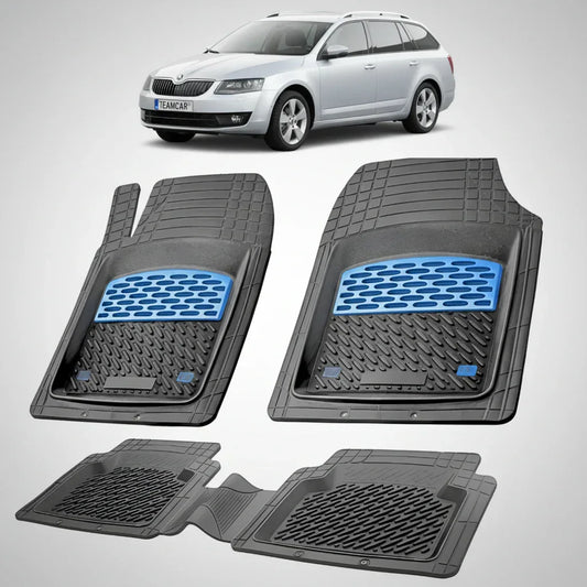 Covorașe Skoda Octavia III Combi 2013-2020 | Blue Edition – TeamCar®