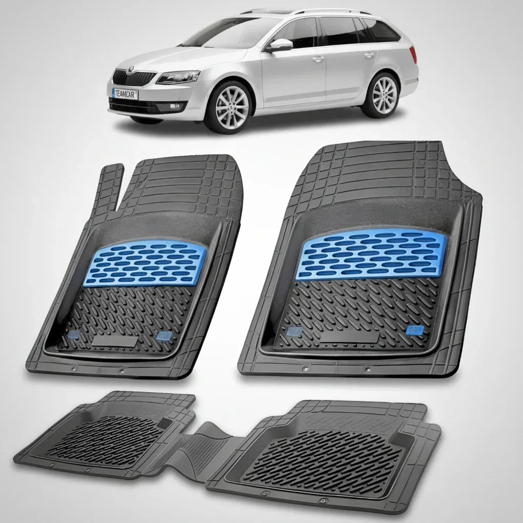 Covorașe Skoda Octavia III Combi 2013-2016 | Blue Edition – TeamCar®