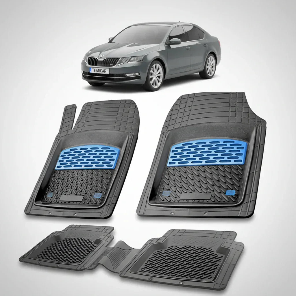 Covorașe Skoda Octavia III Sedan 2013-2020 | Blue Edition – TeamCar®