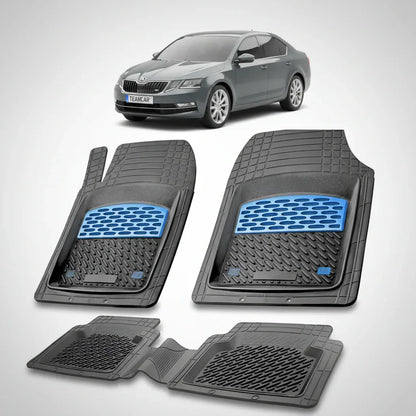 Covorașe Skoda Octavia III Sedan 2013-2020 | Blue Edition – TeamCar®