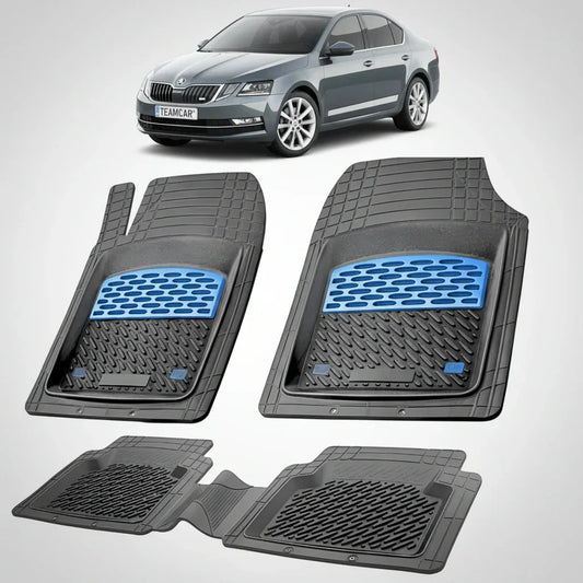 Covorașe Skoda Octavia III Sedan 2013-2020 | Blue Edition – TeamCar®