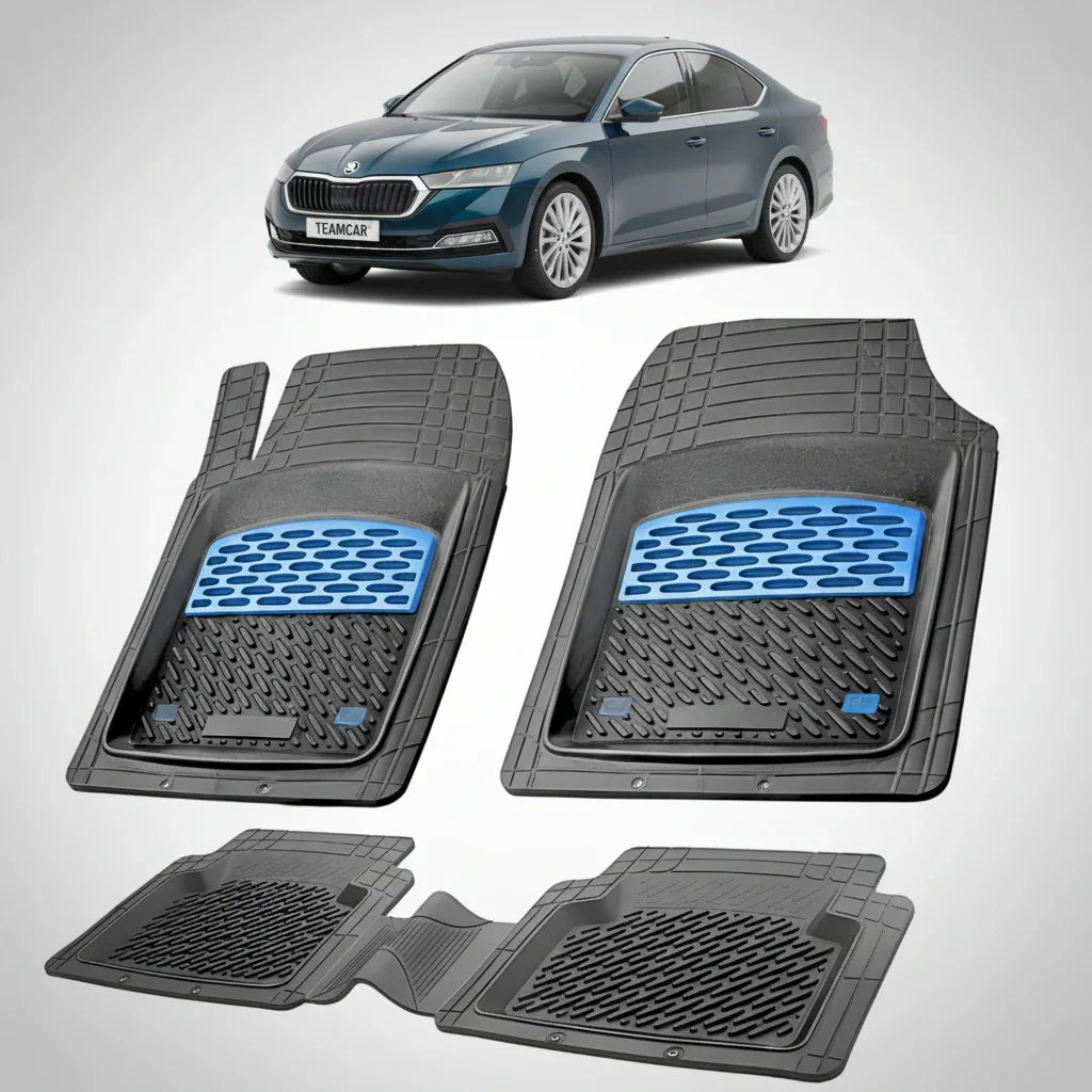 Covorașe Skoda Octavia IV Sedan 2019+ | Blue Edition – TeamCar®