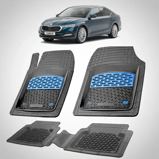 Covorașe Skoda Octavia IV Sedan 2019+ | Blue Edition – TeamCar®