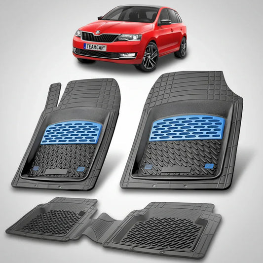 Covorase Skoda Rapid I Compatibile Liftback Facelift 2017-2019 | Blue
