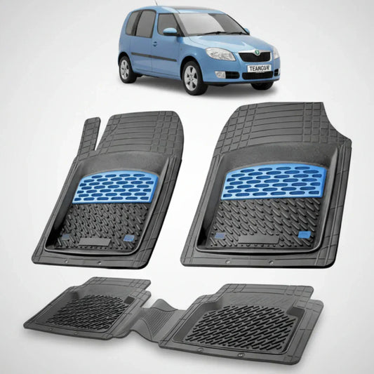 Covorașe Skoda Roomster I 2006-2015 | Blue Edition – TeamCar®