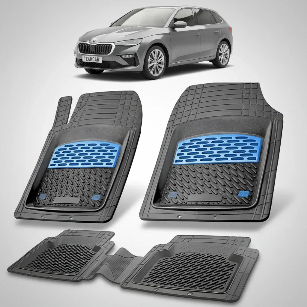 Covorașe Skoda Scala I 2019-2025 | Blue Edition – TeamCar®
