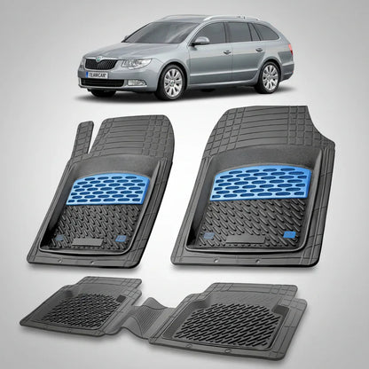 Covorașe Skoda Superb II Combi 2009-2013 | Blue Edition – TeamCar®